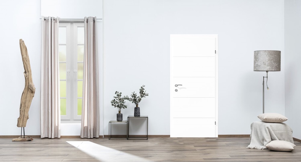 Creativtüre Motiv Q weiß lackiert inkl. Zarge – Bild 3